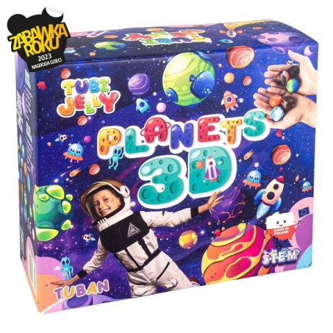 Zestaw kreatywny TUBI JELLY 4 kolory Kosmos planety Tuban (TU 3771) Tuban
