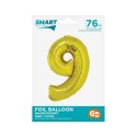 Balon foliowy Godan Smart cyfra 9 złota 76cm (CH-SZL9) Godan