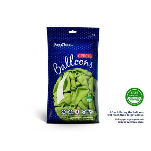 Balon gumowy turkusowy Partydeco (SB12P-102) Partydeco