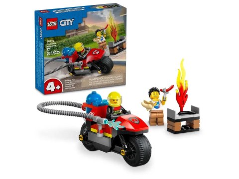 Klocki konstrukcyjne City Strażacki motocykl ratunkowy Lego (60410) Lego