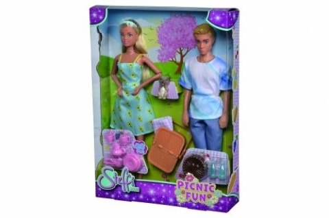 Lalka Steffi i Kevin na pikniku [mm:] 290 Simba Simba