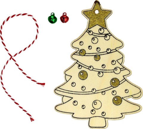 Ozdoba drewniana Craft-Fun Series Zawieszka choinka Titanum (HB-040) Titanum