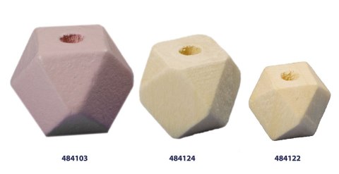 Ozdoba drewniana Craft-Fun Series koraliki Titanum (22TH401-11) Titanum