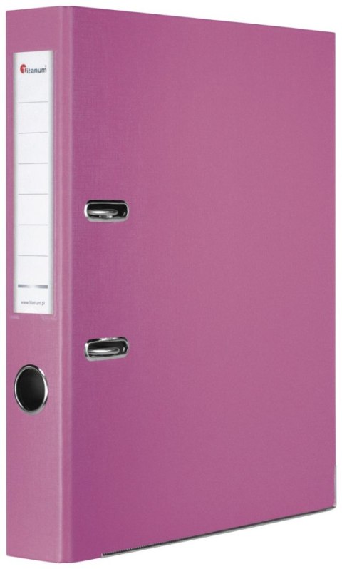 Segregator dźwigniowy A4 50mm różowy Titanum (11) Titanum