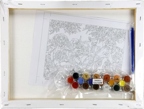 Zestaw kreatywny Malowanie po numerach 30x40cm Psy Flamingo Line (FSY166) Flamingo Line