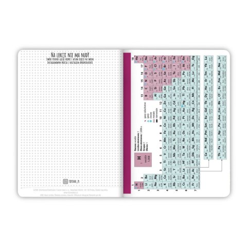 Zeszyt chemia SUPERPREMIUM A5 60k. 70g krata Top 2000 (400150674) Top 2000