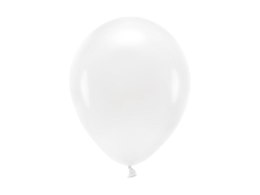 Balon gumowy Partydeco Pastel Eco Balloons biały 260mm (ECO26P-008) Partydeco