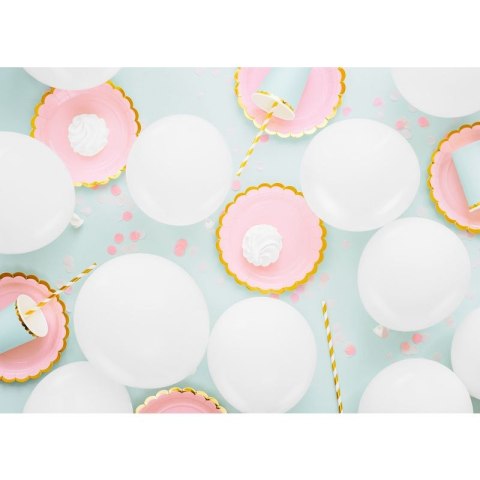 Balon gumowy Pastel Eco Balloons biały 260mm Partydeco (ECO26P-008) Partydeco
