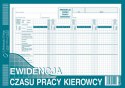 Druk offsetowy Michalczyk i Prokop Ewidencja czasu pracy kierowcy A4 40k. (817-1) Michalczyk i Prokop