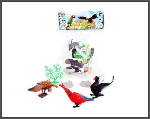 Figurka Ptaki 8-11cm 6-elementów 2-rodzaje Hipo (RH-RW-982) Hipo