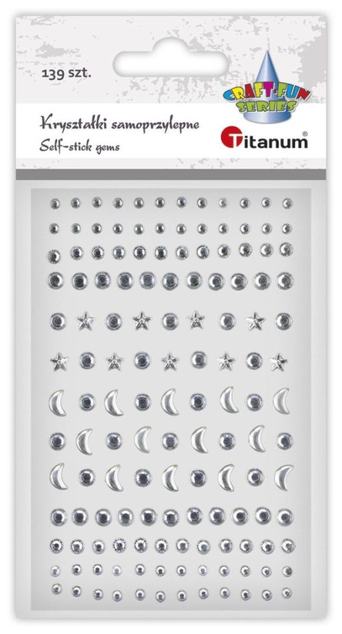 Kryształki Craft-Fun Series srebrne Titanum (24SL0337) Titanum