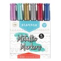 Marker permanentny akrylowy wkład mix okrągła końcówka Starpak (497712) Starpak