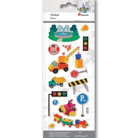 Naklejka (nalepka) Craft-Fun Series miasto Titanum (XL18) Titanum