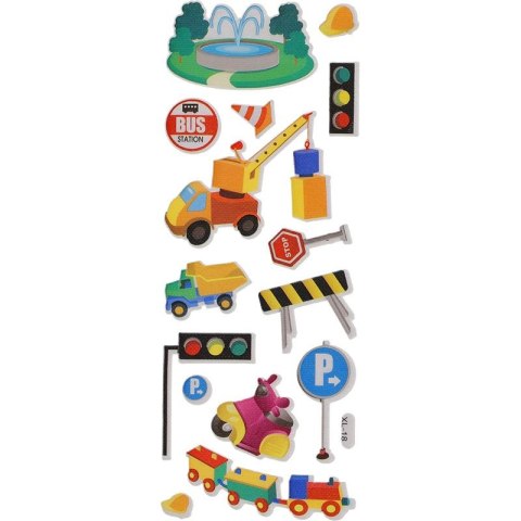 Naklejka (nalepka) Craft-Fun Series miasto Titanum (XL18) Titanum