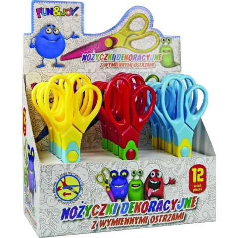 Nożyczki dekoracyjne 16,5cm Fun&Joy Fun&Joy