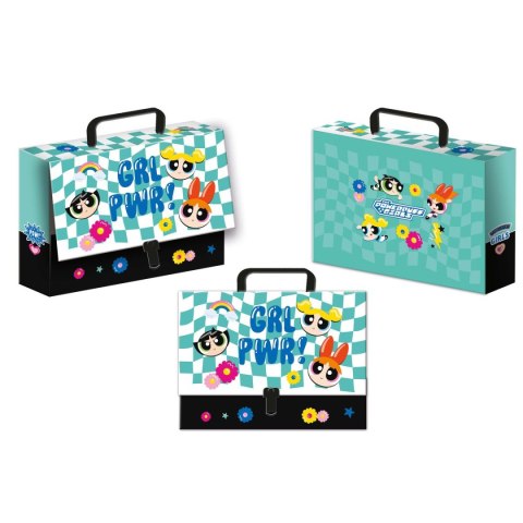 Teczka kartonowa na zatrzask Atomówki z rączką A4 mix Beniamin (6198) Beniamin