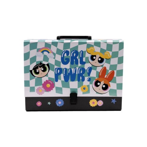 Teczka kartonowa na zatrzask Atomówki z rączką A4 mix Beniamin (6198) Beniamin