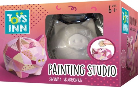 Zestaw kreatywny dla dzieci Stnux Painting studio skarbonka Świnka (STN8820) Stnux