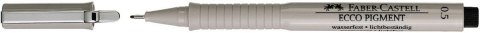 Cienkopis kreślarski Faber Castell Ecco Pigment, czarny 0,5mm 1kol. (FC166599) Faber Castell