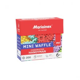 Klocki konstrukcyjne Marioinex Mini Waffle 200 elementów konstruktor majster Marioinex