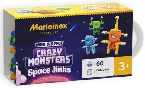 Klocki konstrukcyjne Mini Waffle 60 elementów Space Jinks Marioinex Marioinex