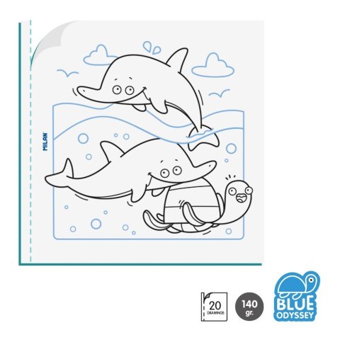 Kolorowanka Blękitna Odyseja Milan (54218GC02) Milan