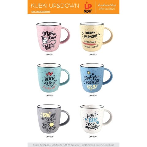 Kubek wielokrotnego użytku UP Passion Cards (5901924468578) Passion Cards