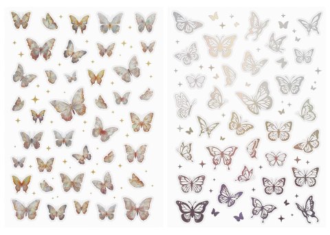 Naklejka (nalepka) Craft-Fun Series Naklejki laserowe motyle Titanum (24XQ0501-8 A) Titanum