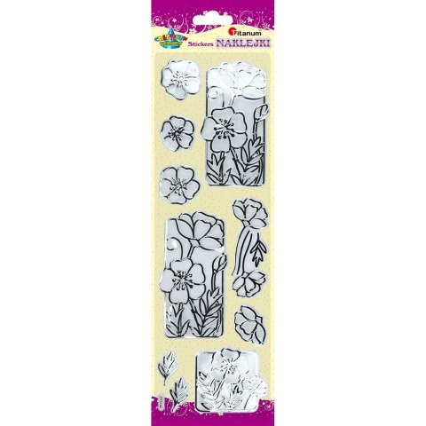 Naklejka (nalepka) Craft-Fun Series kwiaty Titanum (PFH06) Titanum