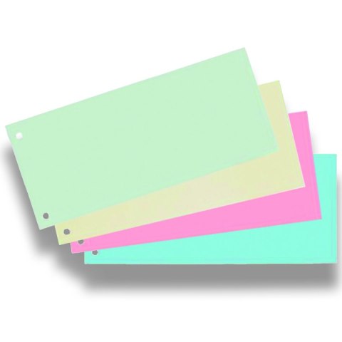 Przekładka czysta 1/3 A4 żółta 180g 100k Oxford (100205026) Oxford