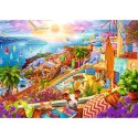 Puzzle Trefl Premium Plus Z wizytą na Santorini 1000 el. (10842) Trefl