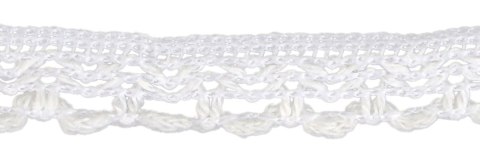 Wstążka Craft-Fun Series Koronka 12x3 [mm x m] biała Titanum (24BR0201) Titanum