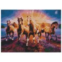 Zestaw kreatywny Diamentowa mozaika 30x40cm Konie 5 Flamingo Line (TG2265-05) Flamingo Line