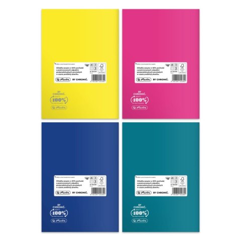 Zeszyt Herlitz Colors Eco PP 9552308 A5 60k. 70g krata (400197973) Herlitz