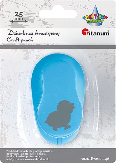 Dziurkacz ozdobny Craft-Fun Series 25mm kurczaczek Titanum (T-8810-74e) Titanum