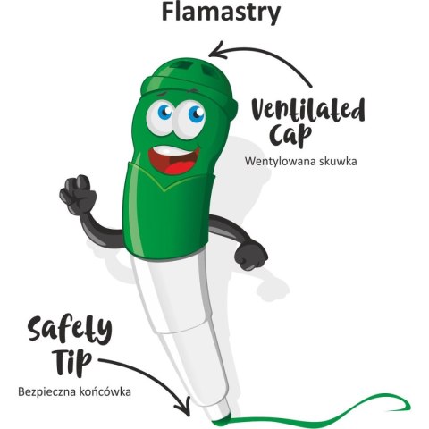 Flamaster dwustronne 12 kol. Patio (39576) Patio