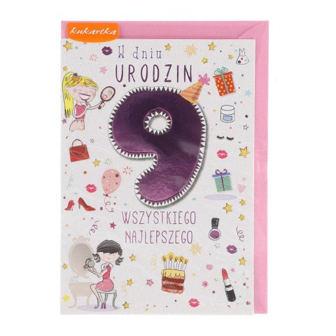 Kartka składana PR C6 [mm:] 115x165 Kukartka Kukartka