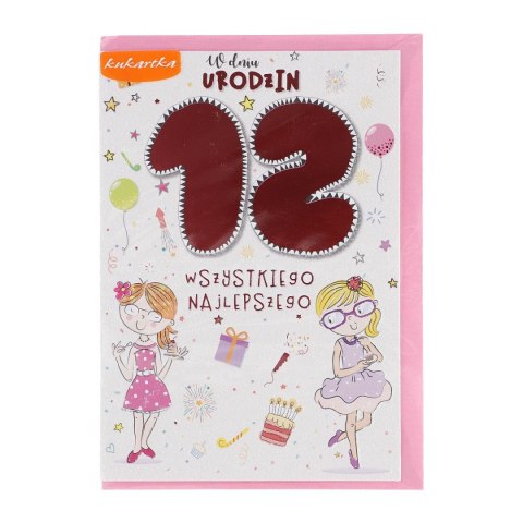 Kartka składana PR C6 [mm:] 115x165 Kukartka Kukartka