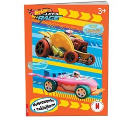 Książka dla dzieci Ameet Hot Wheels™ Kolorowanka z Naklejkami (NA-1601) Ameet