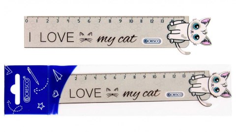 Linijka plastik BRYTYJCZYK 15 cm 15cm Cresco (224112) Cresco