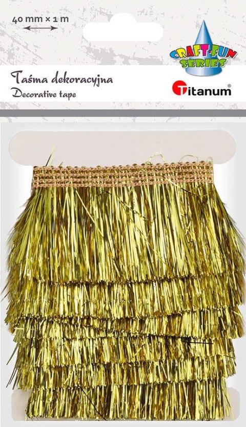 Ozdoba piankowa Craft-Fun Series Taśma plastikowe frędzle Titanum (23BR1218-5) Titanum