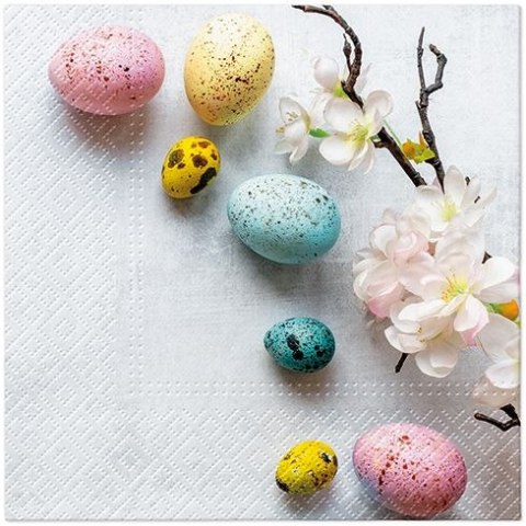 Serwetki Lunch Easter Corner mix nadruk bibuła [mm:] 330x330 Paw (SDL141200) Paw
