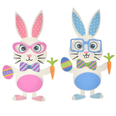 Zestaw kreatywny dla dzieci Zrób to sam wesołe zajączki Arpex (WN3517) Arpex