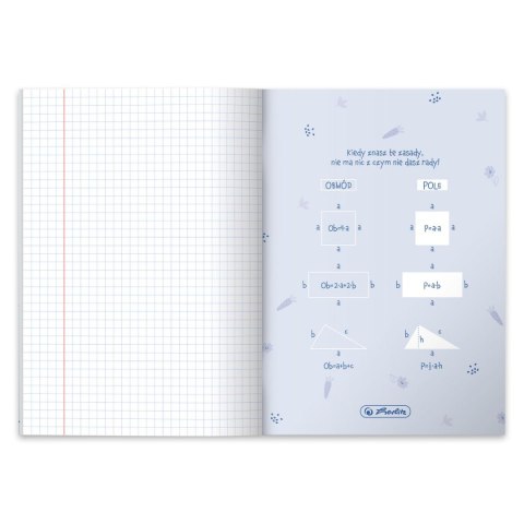 Zeszyt Pastel Cute A5 32k. krata Herlitz (9553934) Herlitz