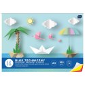 Blok techniczny A3 mix 170g 10k Interdruk (BLTA3K) Interdruk