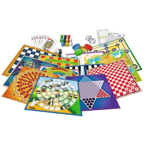 Gra strategiczna Kalejdoskop 100 gier Trefl 100 gier Trefl (02117) Trefl