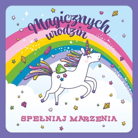 Kartka składana KARNET KW NEON UNICORN TECZA kw Henry (5907465664417) Henry