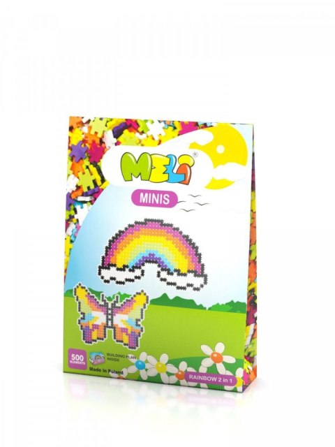 Klocki plastikowe Minis Rainbow 2w1 500 el. Meli (50331) Meli