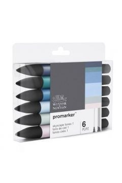 Marker specjalistyczny Zestaw 6szt skyscape wkład mix Winsor (0290118) Winsor