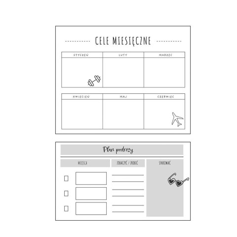 Organizer BUJ O Black 240k A5 mix Interdruk (A5) Interdruk